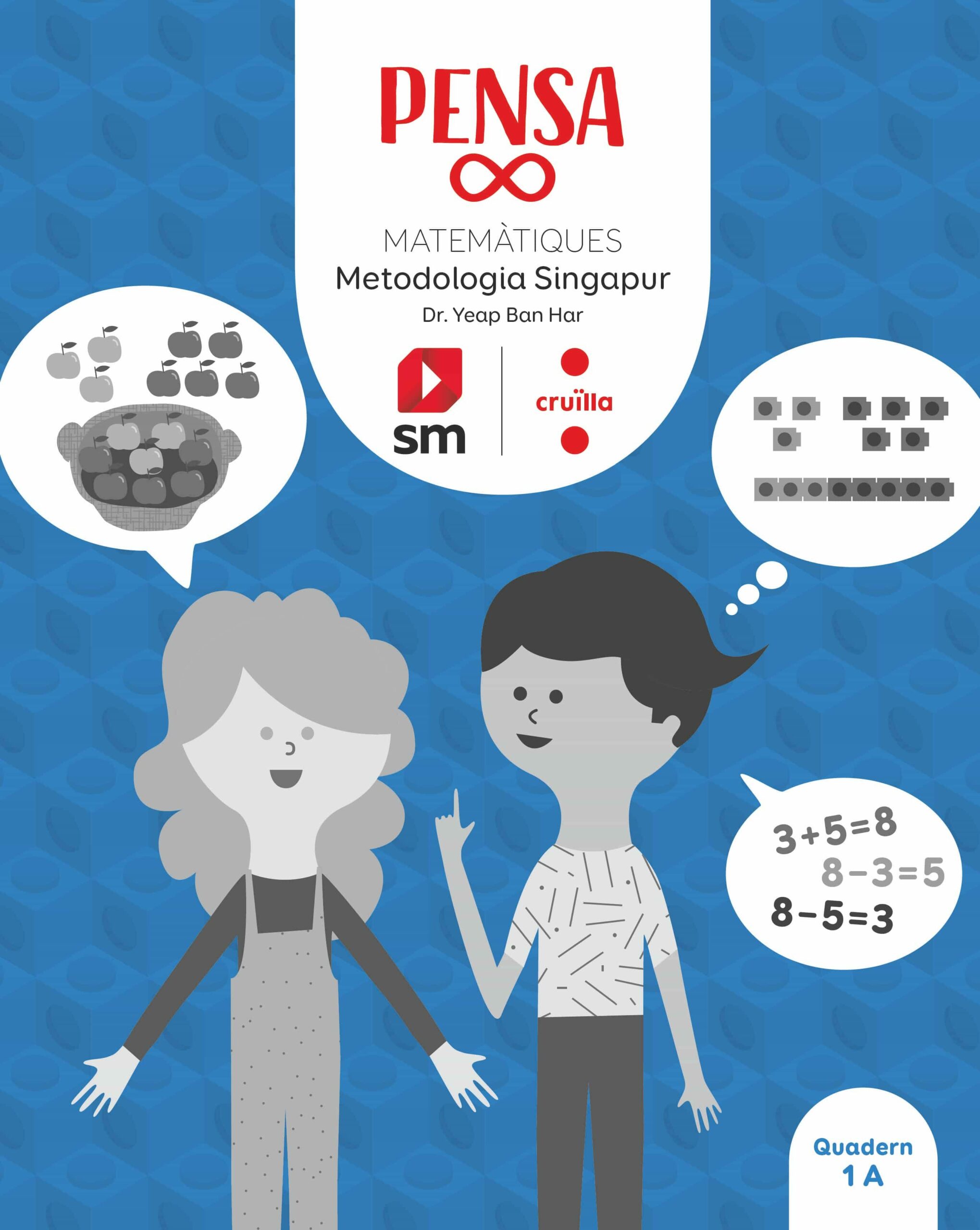 Portada del Libro Matemàtiques 1º Educacion Primaria Pensa Infinit Ed 2020 Catalunya de Vv.Aa. - 9788466148672
