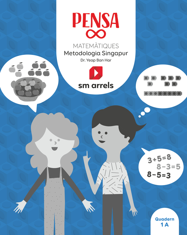 Portada del Libro Matemátiques 1º Educacion Primaria Piensa Infinito Valencia de Vv.Aa. - 9788413187853