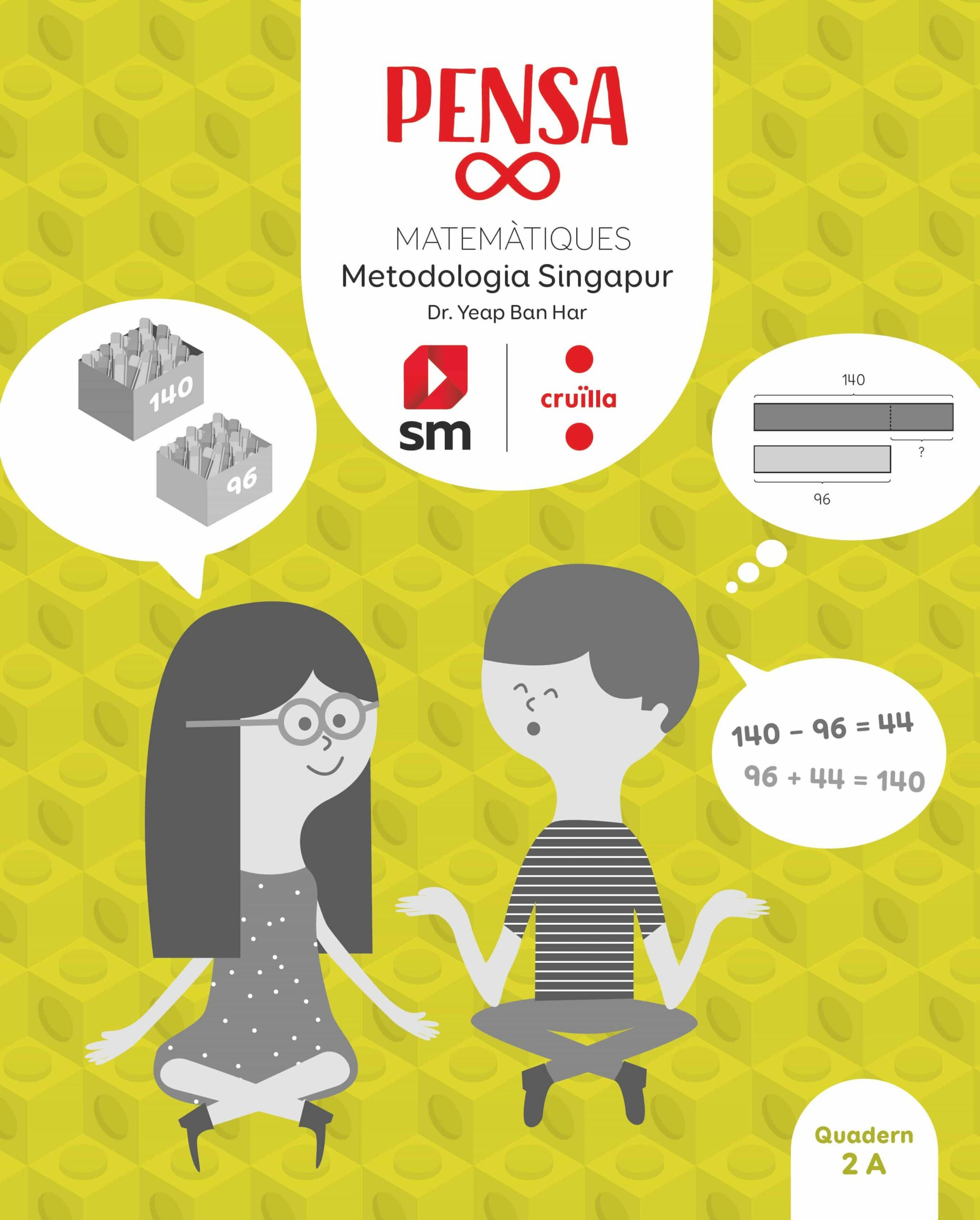 Portada del Libro Matemàtiques 2º Educacion Primaria Pensa Infinit Ed 2020 Catalunya de Vv.Aa. - 9788466148689
