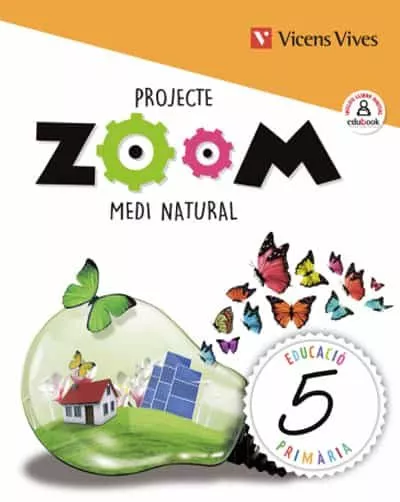 Portada del Libro Medi Natural 5º Primaria (Zoom) Catalunya de Vv.Aa. - 9788468262338