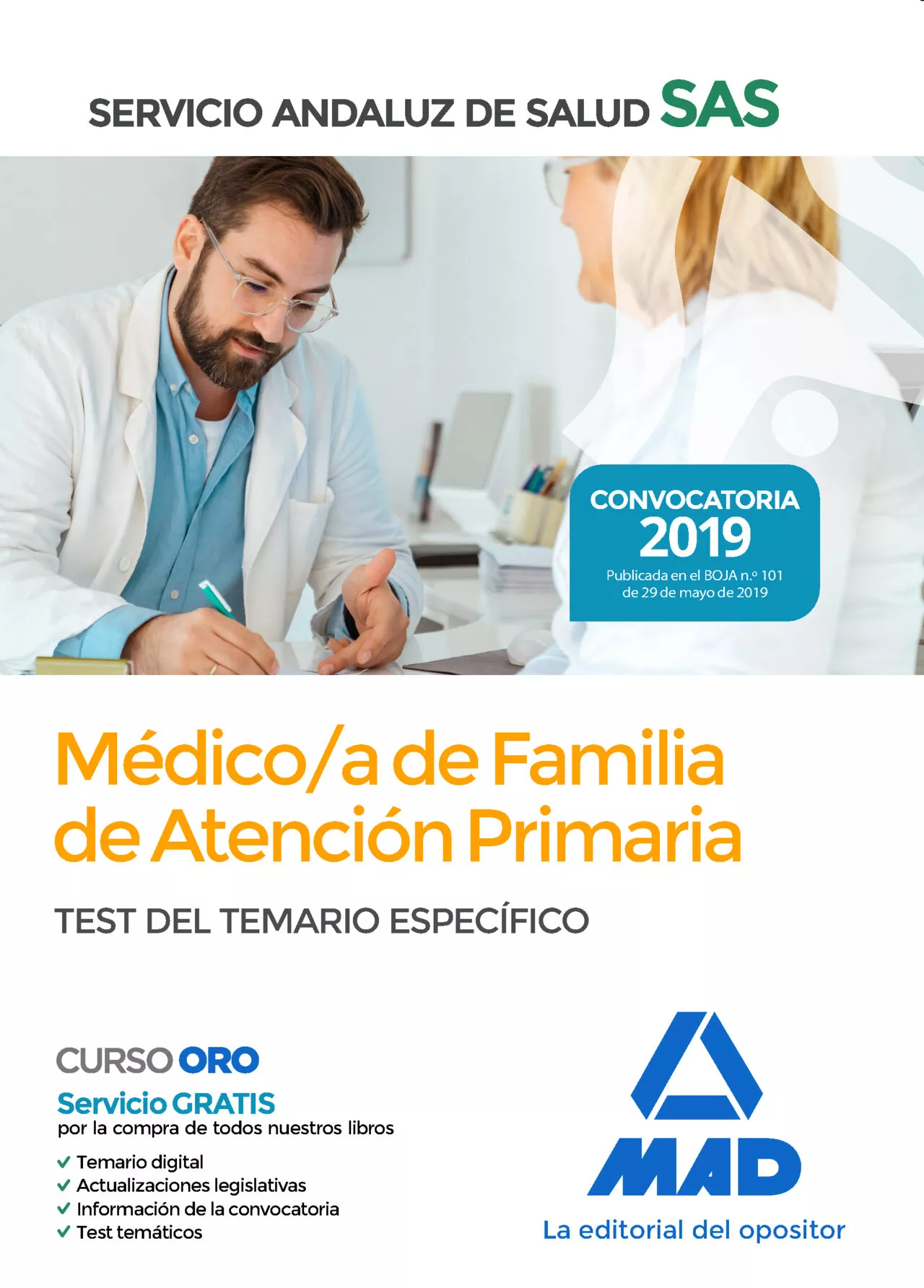 Portada del Libro Medico De Familia De Atención Primaria Del Servicio Andaluz De Sa Lud. de Vv.Aa. - 9788414230954