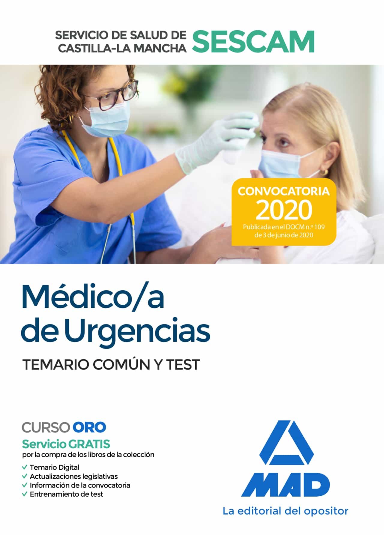 Portada del Libro Médico/A De Urgencias Del Servicio De Salud De Castilla-La Mancha (Ses de Vv.Aa. - 9788414237533