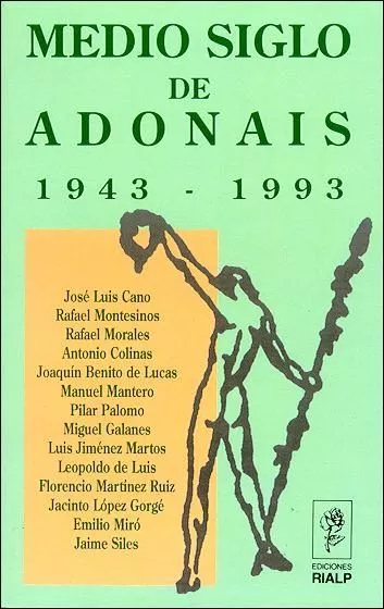 Portada del Libro Medio Siglo De Adonais de Vv.Aa. - 9788432130038
