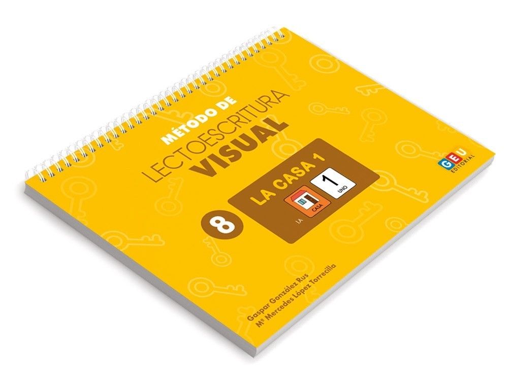 Portada del Libro Metodo Lectoescritura Visual 8 La Casa 1 de Vv.Aa. - 9788417201869