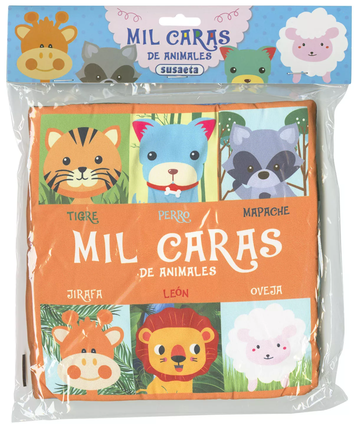 Portada del Libro Mil Caras De Animales (Libro Tela) de Vv.Aa. - 9788467769548