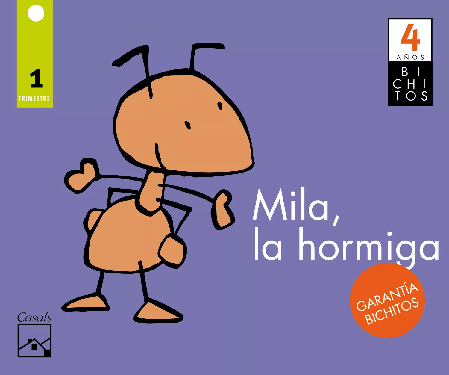 Portada del Libro Mila La Hormiga (4 Años. 1Er Trimestre) de Vv.Aa. - 9788421834121