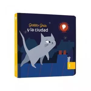 Portada del Libro Mis Primeras Luces :Gatito Gris Y La Ciudad de Vv.Aa. - 9782733871188