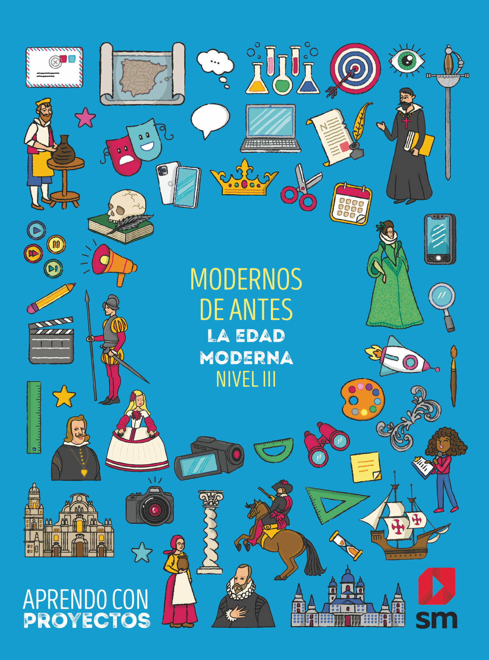 Portada del Libro Modernos De Antes 5º Educacion Primaria Aprendo Con Proyectos Ed 2020 de Vv.Aa. - 9788413183701