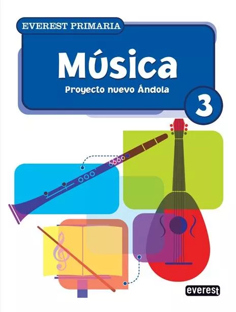 Portada del Libro Musica (3º Educacion Primaria) (Proyecto Nuevo Andola) de Vv.Aa. - 9788424188528