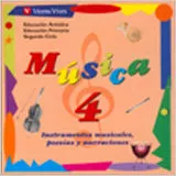 Portada del Libro Musica 4 (Educacion Primaria. Segundo Ciclo) (Incluye Cd) de Vv.Aa. - 9788431663315