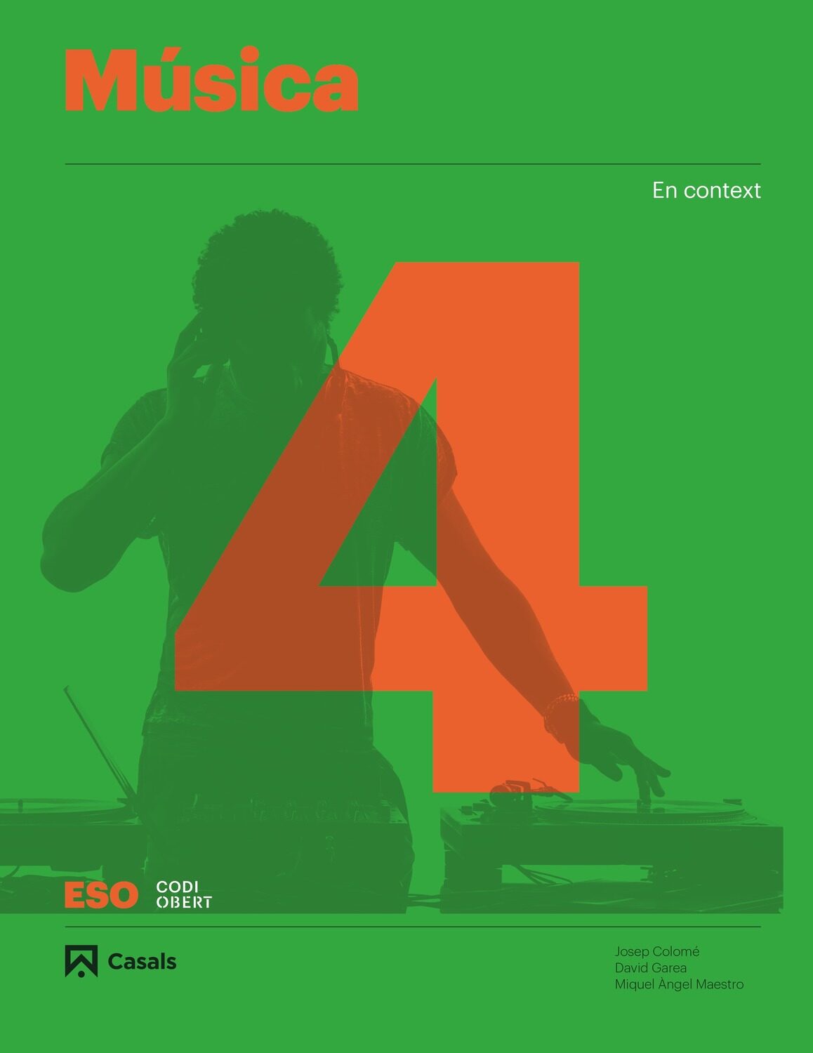 Portada del Libro Música 4º Eso. Proyecto Código Abierto Cataluña/Baleares/Comunidad Val de Vv.Aa. - 9788421866443