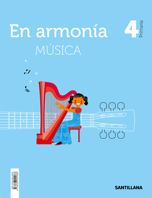 Portada del Libro Musica 4º Primaria En Armonia Ed20 de Vv.Aa. - 9788468044088
