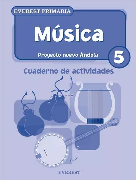 Portada del Libro Musica: Cuaderno De Actividades (5º Educacion Primaria) (Proyecto Nuev de Vv.Aa. - 9788424109950