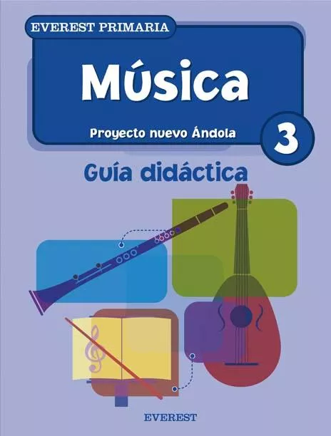 Portada del Libro Musica: Guia Didactica (3º Educacion Primaria) (Proyecto Nuevo An Dola de Vv.Aa. - 9788424188535