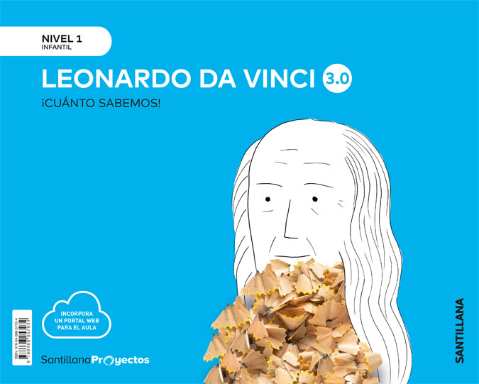Portada del Libro Nivel 1 Leonardo Vinci 3.0 (3 Años) Cuanto Sabemos de Vv.Aa. - 9788468057934