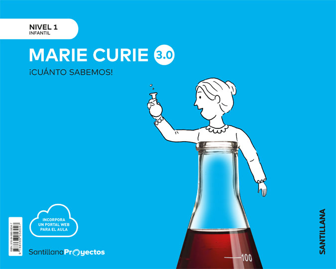 Portada del Libro Nivel 1 Marie Curie 3.0 (3 Años) Cuanto Sabemos de Vv.Aa. - 9788468058047