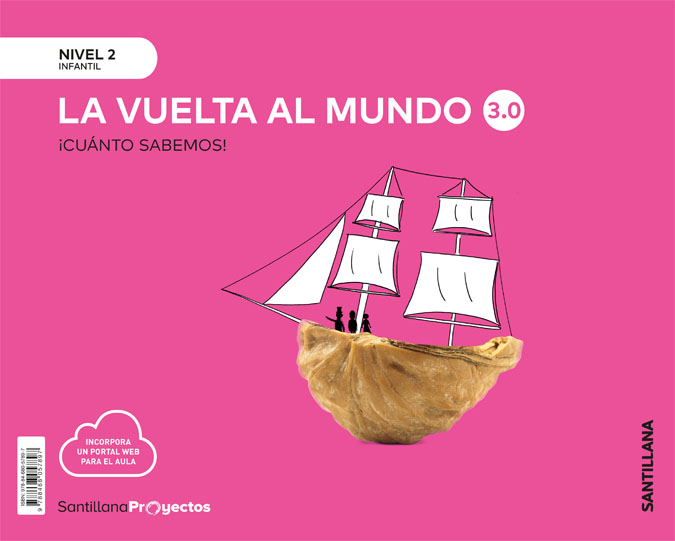 Portada del Libro Nivel 2 Vuelta Mundo 3.0 (4 Años) Cuanto Sabemos de Vv.Aa. - 9788468057897