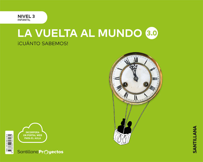 Portada del Libro Nivel 3 Vuelta Mundo 3.0 (5 Años) Cuanto Sabemos de Vv.Aa. - 9788468057965