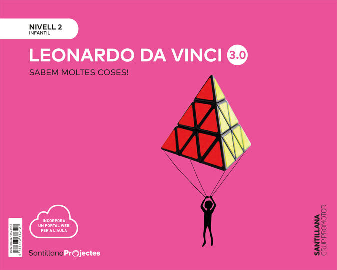 Portada del Libro Nivell 2 Leonardo Vinci 3.0 (4 Anys) Cuanto Sabemos de Vv.Aa. - 9788413152127