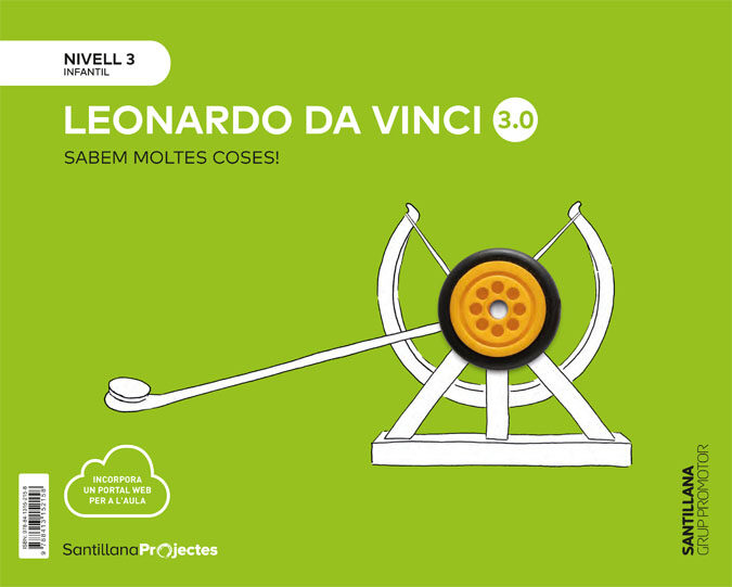 Portada del Libro Nivell 3 Leonardo Vinci (5 Anys) Cuanto Sabemos de Vv.Aa. - 9788413152158