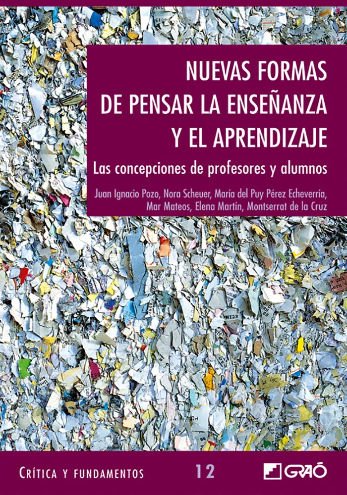Portada del Libro Nuevas Formas De Pensar La Enseñanza Y El Aprendizaje: Las Concep Cion de Vv.Aa. - 9788478274321