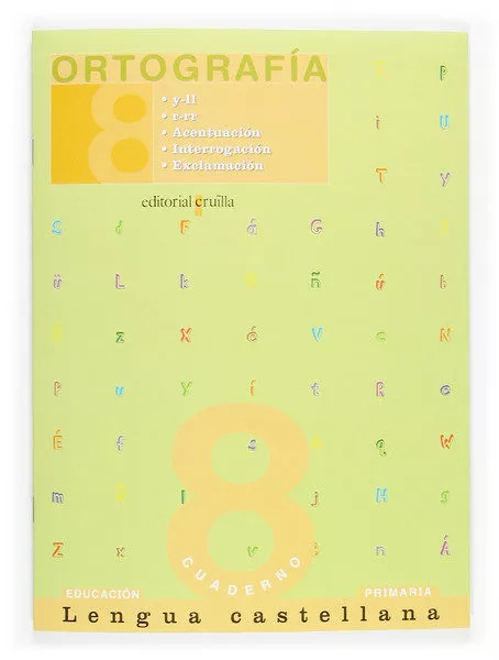 Portada del Libro Ortografia Cuaderno Lengua Castellana Nº 8 (Educacion Primaria) de Vv.Aa. - 9788466110716
