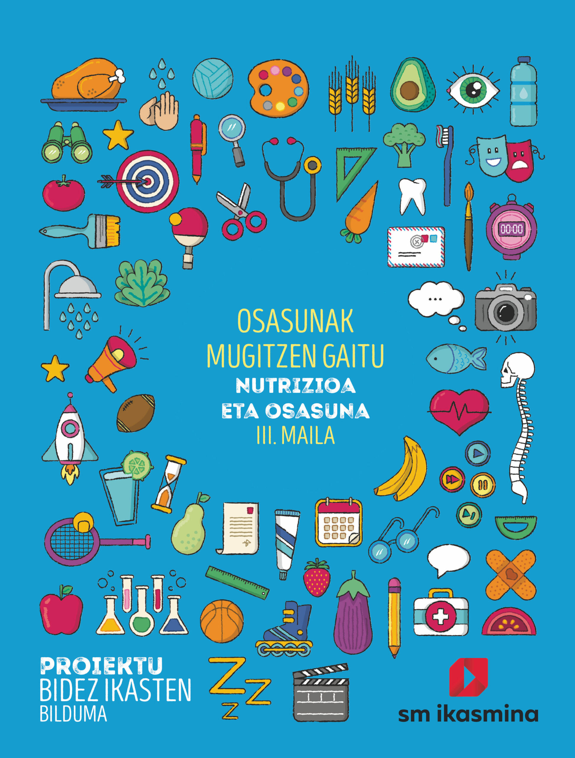 Portada del Libro Osasunak Mugitzen Gaitu 5º Educacion Primaria Aprendo Con Proyectos Ed de Vv.Aa. - 9788498557701