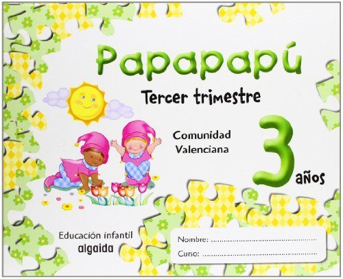 Portada del Libro Papapapú 3 Años (Tercer Trimestre) de Vv.Aa. - 9788484339571