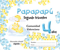 Portada del Libro Papapapú 4 Años (Segundo Trimestre) de Vv.Aa. - 9788484339816