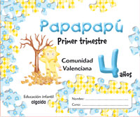 Portada del Libro Papapú 4 Años (Primer Trimestre) de Vv.Aa. - 9788484339809