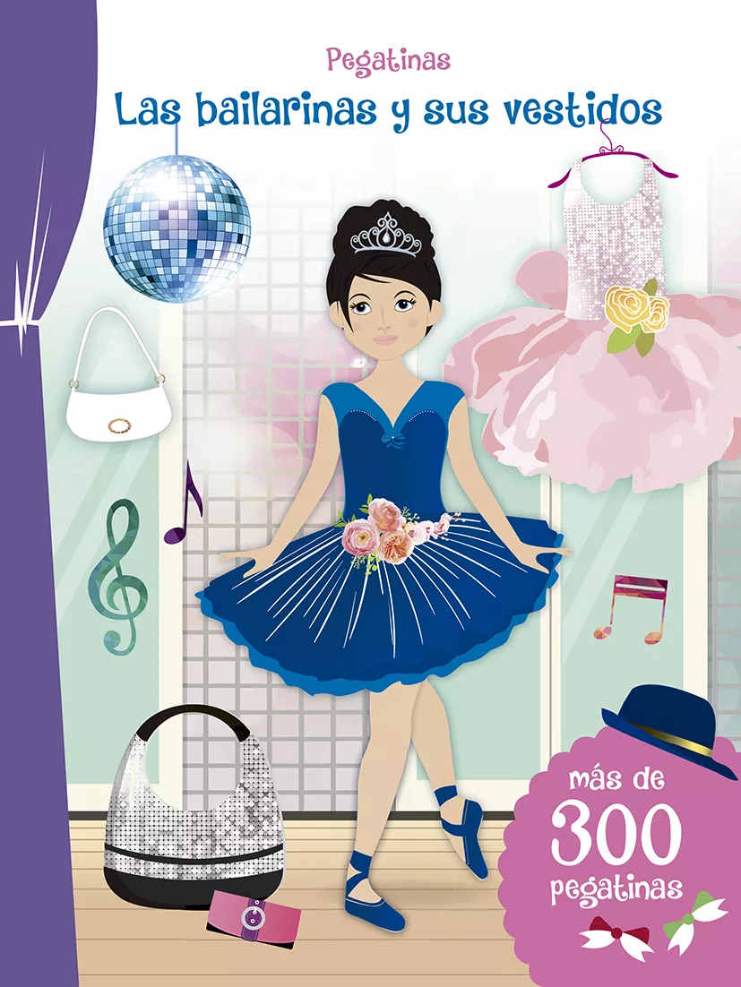 Portada del Libro Pegatinas - Las Bailarinas Y Sus Vestidos de Vv.Aa. - 9788491452867