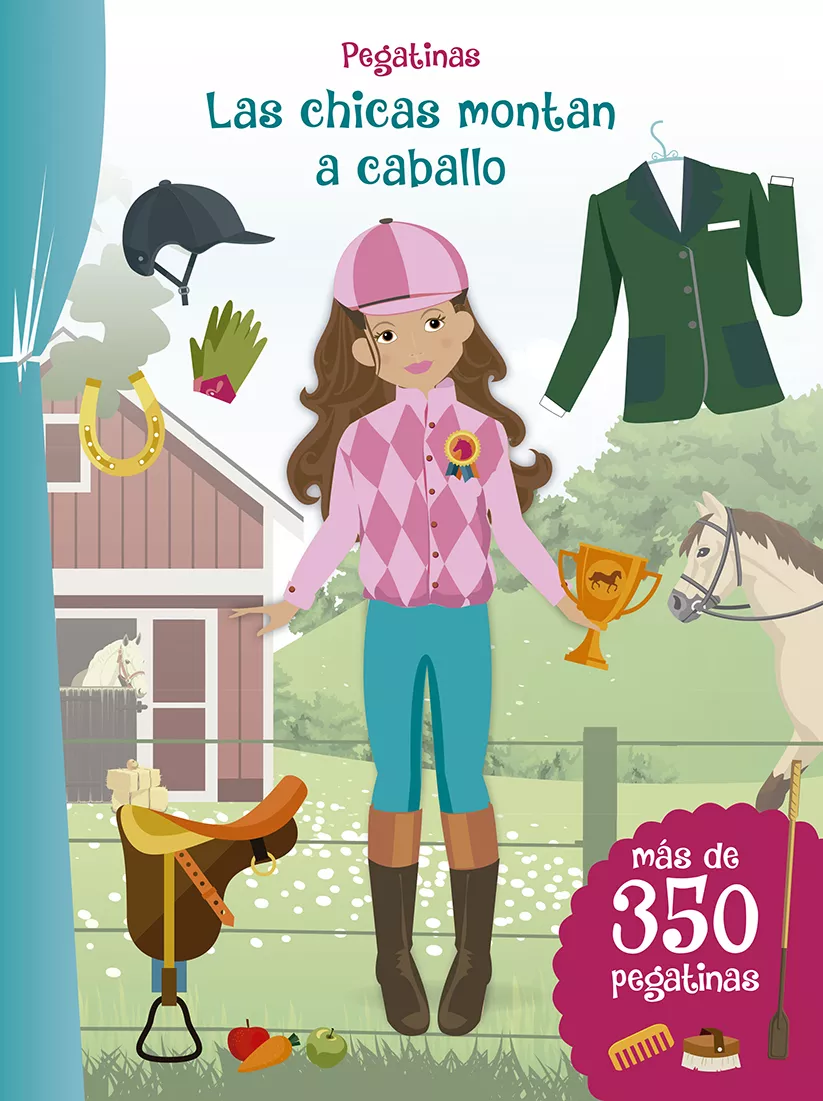 Portada del Libro Pegatinas - Las Chicas Montan A Caballo de Vv.Aa. - 9788491452843
