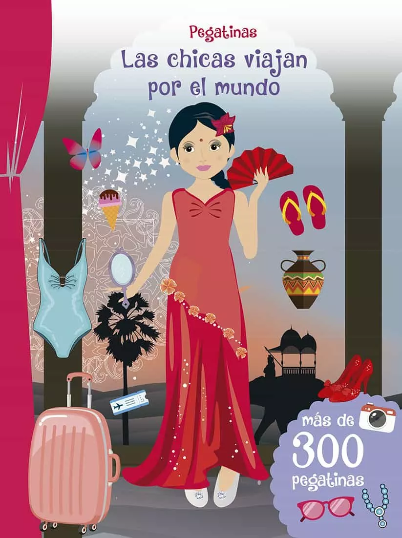 Portada del Libro Pegatinas - Las Chicas Viajan Por El Mundo de Vv.Aa. - 9788491452850