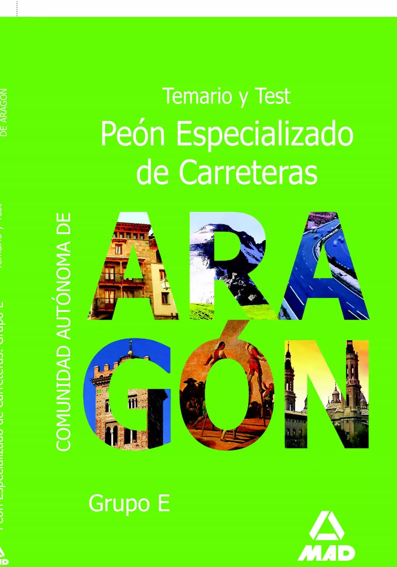 Portada del Libro Peon Especializado De Carreteras Comunidad Autonoma De Aragon de Vv.Aa. - 9788466560948