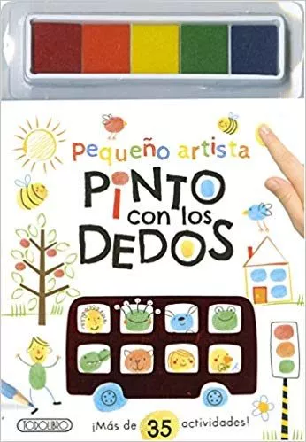 Portada del Libro Pequeño Artista Pinto Con Los Dedos de Vv.Aa. - 9788417489823
