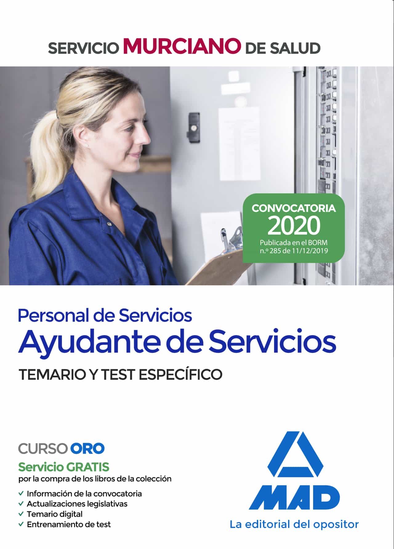 Portada del Libro Personal De Servicios Opcion Ayudantes De Servicios Del Servicio Murci de Vv.Aa. - 9788414234426