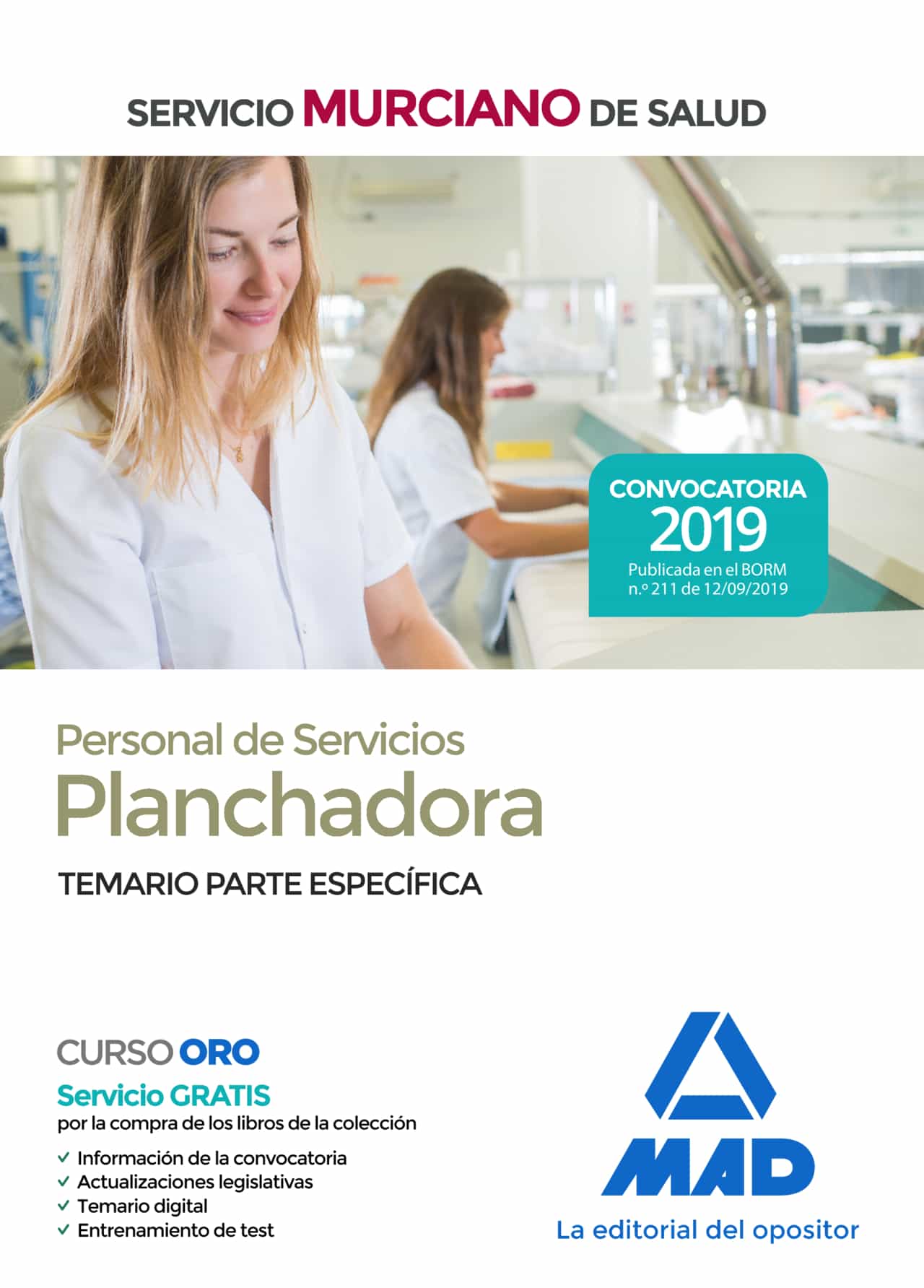 Portada del Libro Personal De Servicios Opcion Planchadora. Temario Parte Especifica de Vv.Aa. - 9788414231784