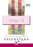 Portada del Libro Personal Laboral De La Generalitat Valenciana. Grupo D. Temario C Omun de Vv.Aa. - 9788466565615