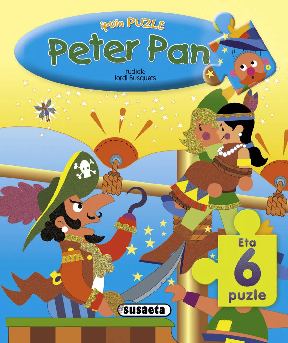 Portada del Libro Peter Pan (Ipuinak Eta Puzzleak) de Vv.Aa. - 9788430549153