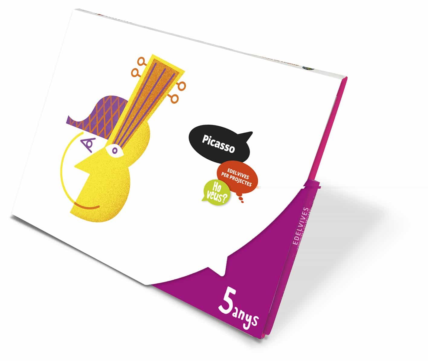 Portada del Libro Picasso 5 Anys Projectes Ho Veus? (Comunitat Valenciana) 2020 de Vv.Aa. - 9788414025765