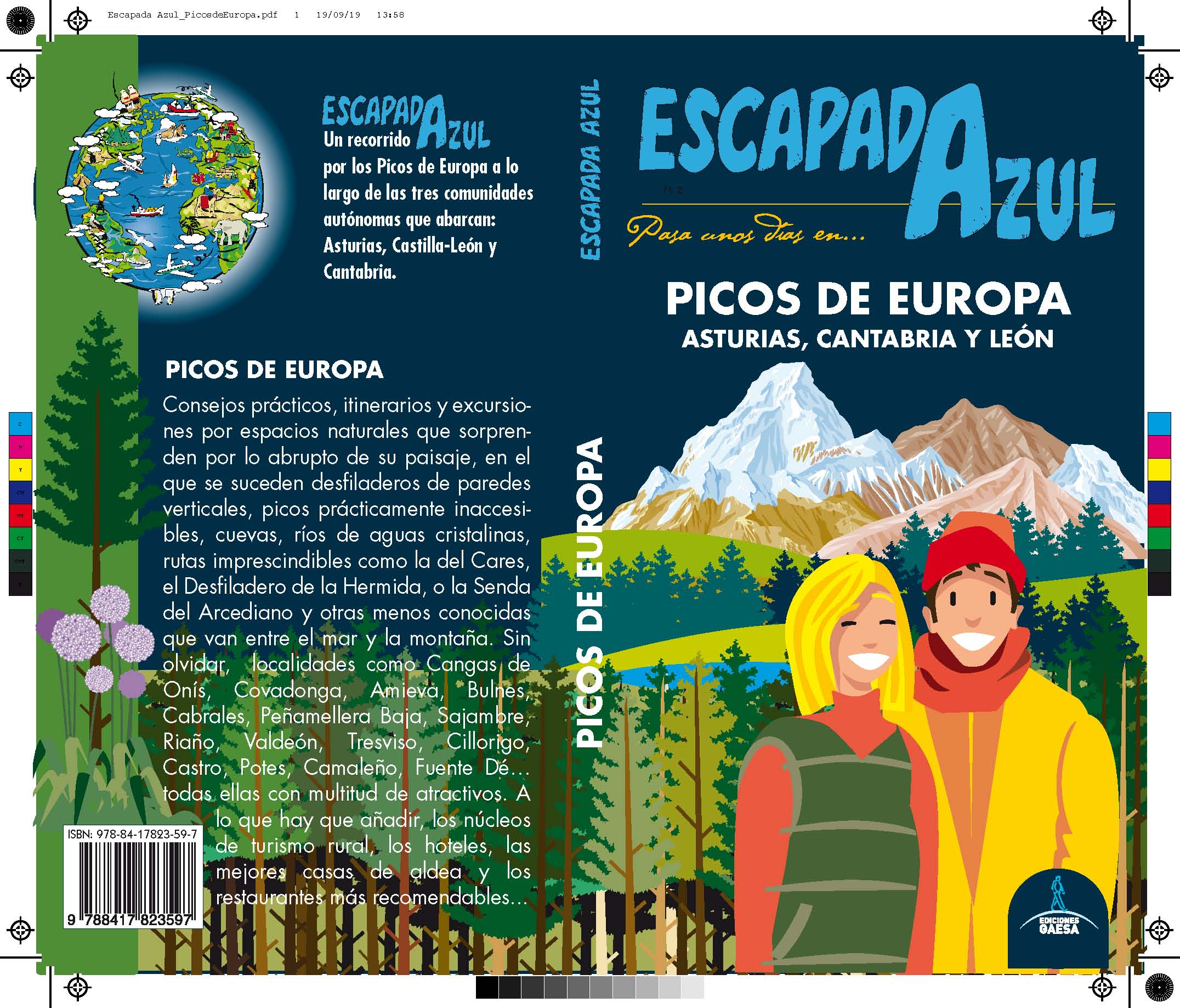 Portada del Libro Picos De Europa: Asturias Cantabria Y Leon 2019 (Escapada Azul) 2ª Ed. de Vv.Aa. - 9788417823597