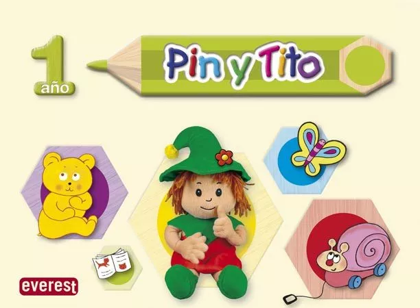 Portada del Libro Pin Y Tito (1-2 Años. Educacion Infantil) de Vv.Aa. - 9788424189242