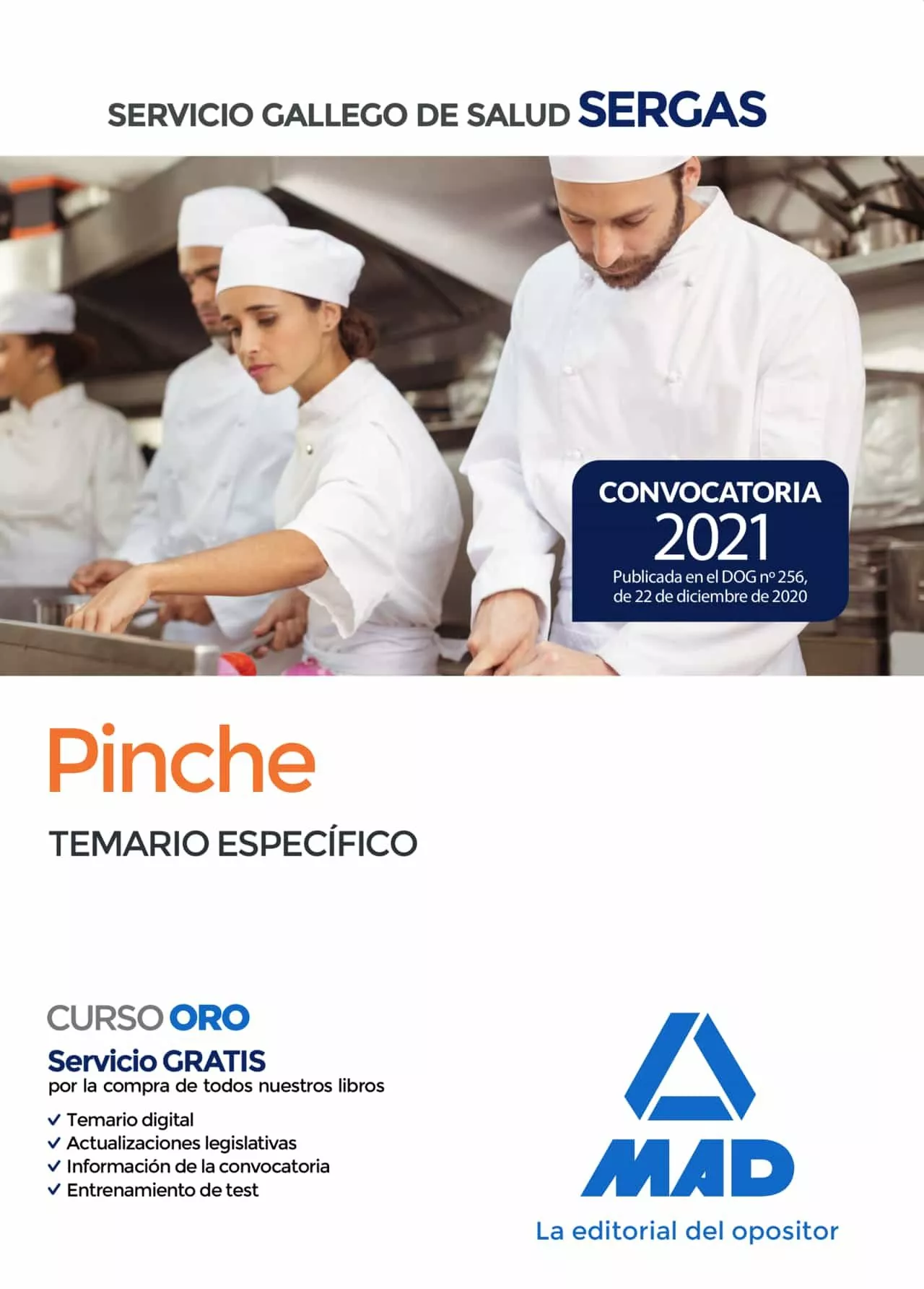 Portada del Libro Pinche Del Servicio Gallego De Salud. Temario Especifico de Vv.Aa. - 9788414234198