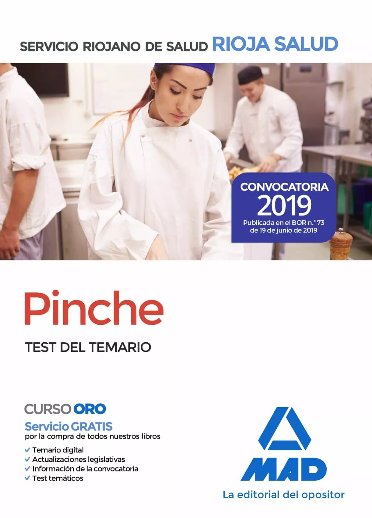 Portada del Libro Pinches Del Servicio Riojano De Salud. Test Del Temario de Vv.Aa. - 9788414231463