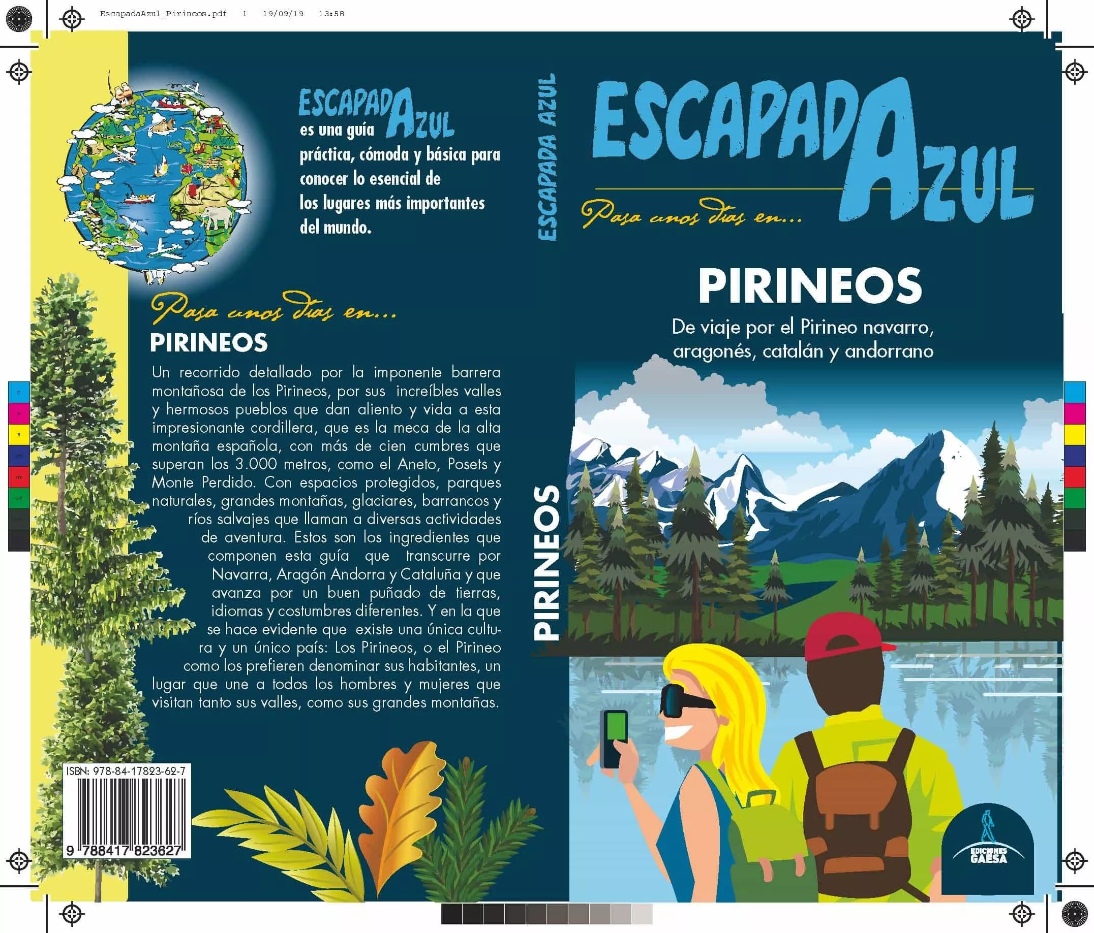 Portada del Libro Pirineos 2019 (Escapada Azul) de Vv.Aa. - 9788417823627