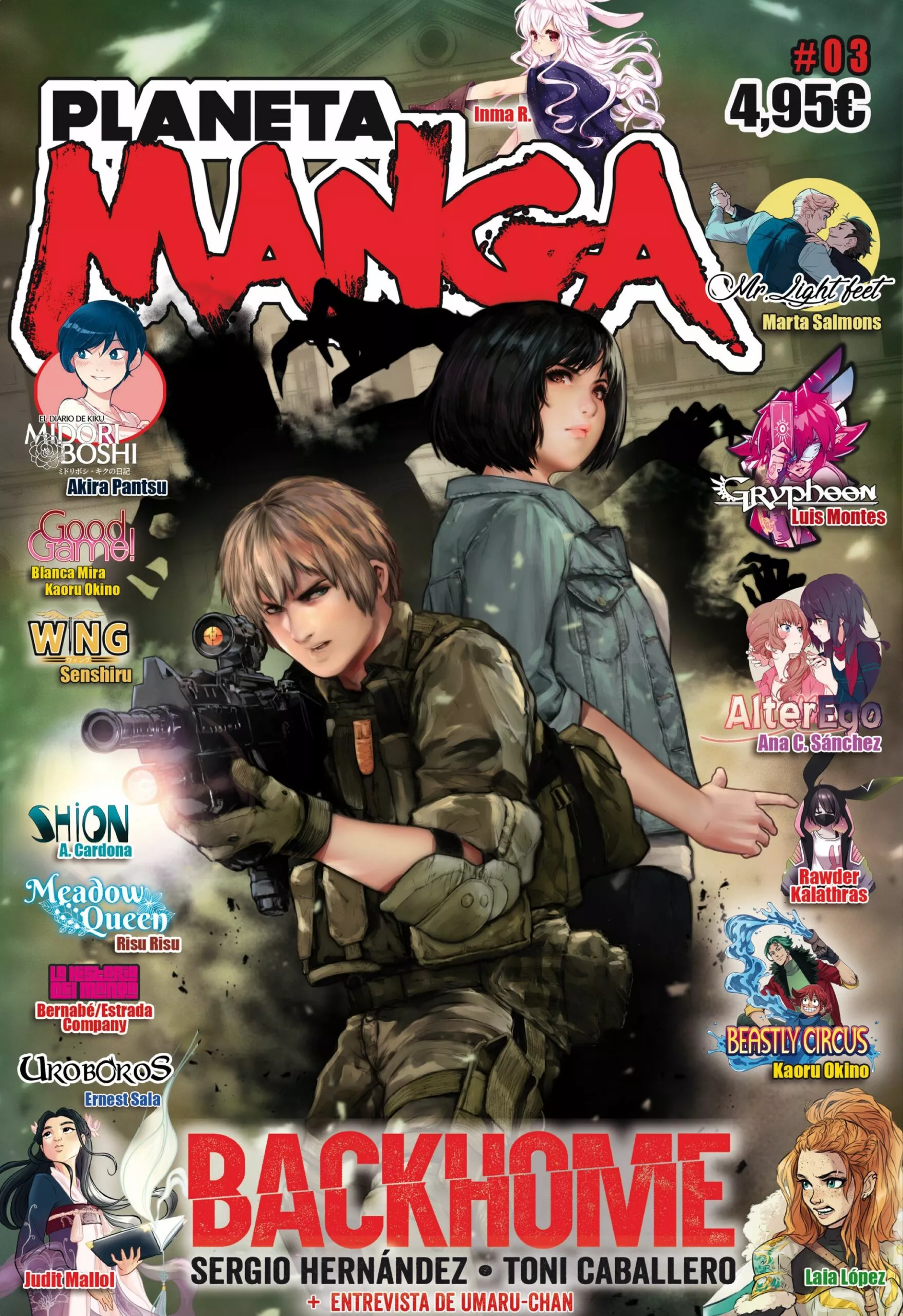 Portada del Libro Planeta Manga Nº 03 de Vv.Aa. - 9788413411361