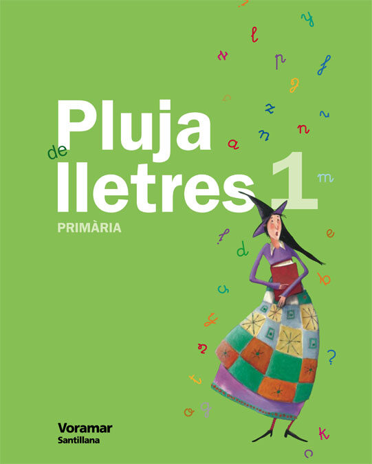 Portada del Libro Pluja De Lletres (1º Primaria) de Vv.Aa. - 9788481946383