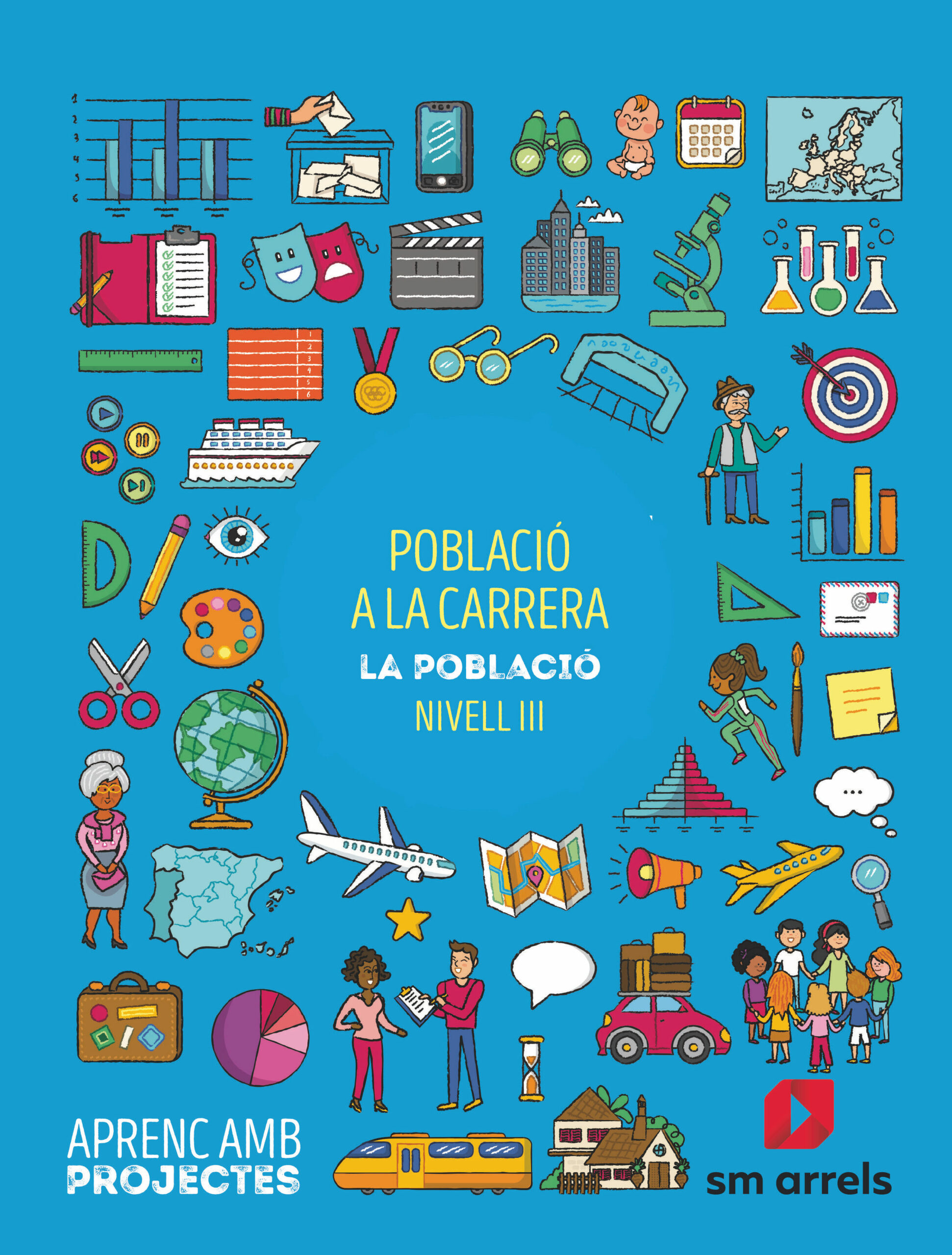Portada del Libro Poblacio A La Carrera 5º Educacion Primaria Aprendo Con Proyectos Ed 2 de Vv.Aa. - 9788413183503