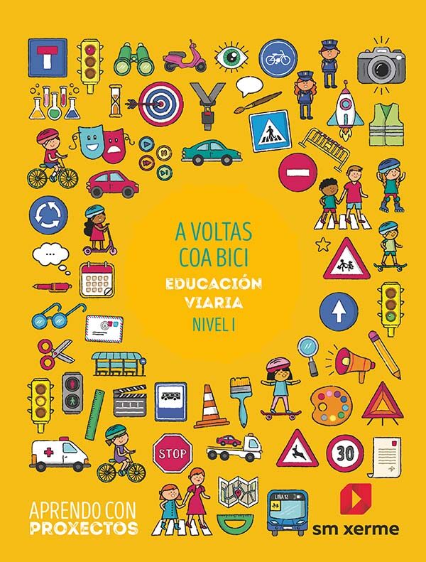 Portada del Libro Proyecto A Vueltas Con La Bicicleta 1º Educacion Primaria Aprendo Con de Vv.Aa. - 9788498547580