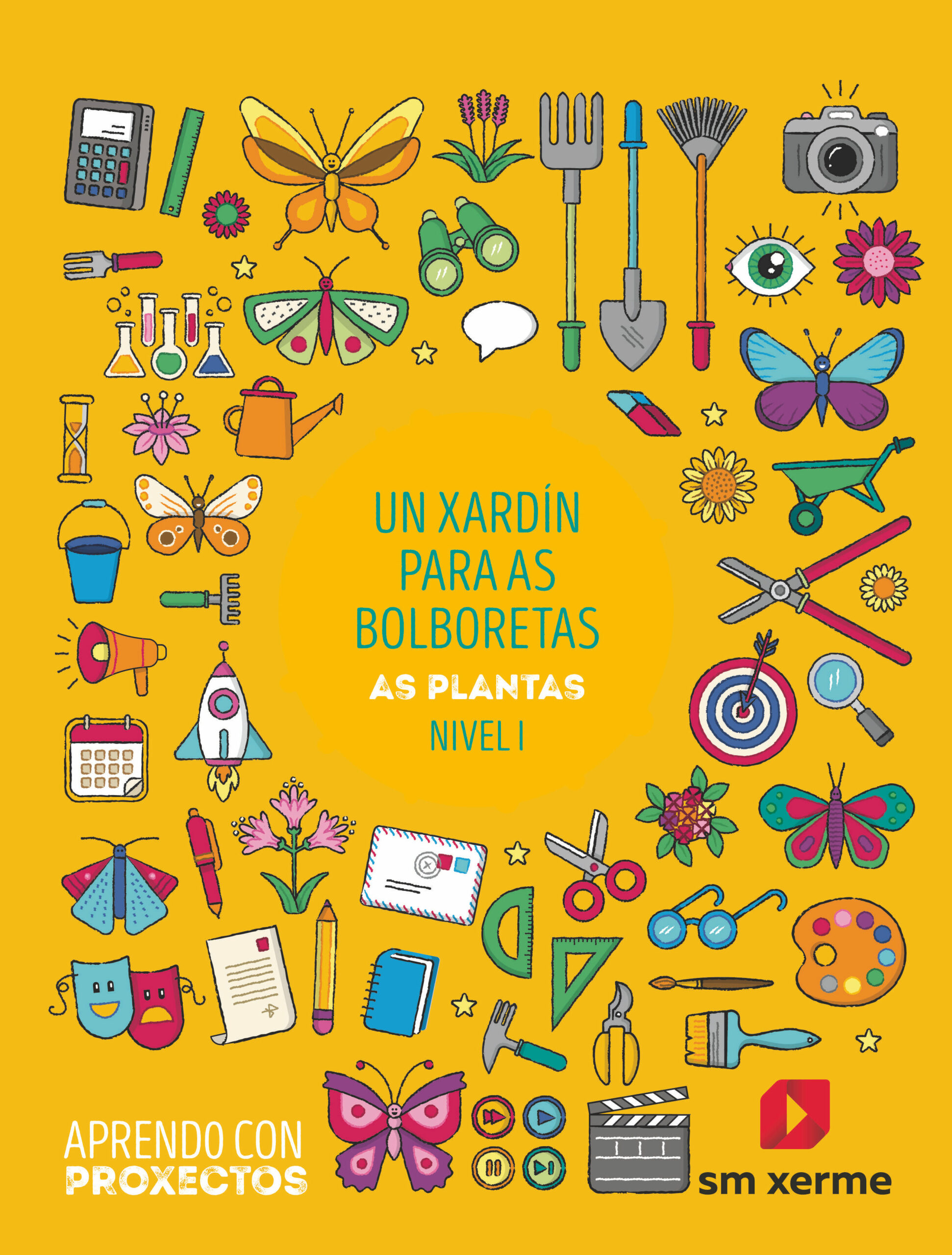 Portada del Libro Proyecto Un Jardín Para Las Mariposas 1º Educacion Primaria Aprendo Co de Vv.Aa. - 9788498547634